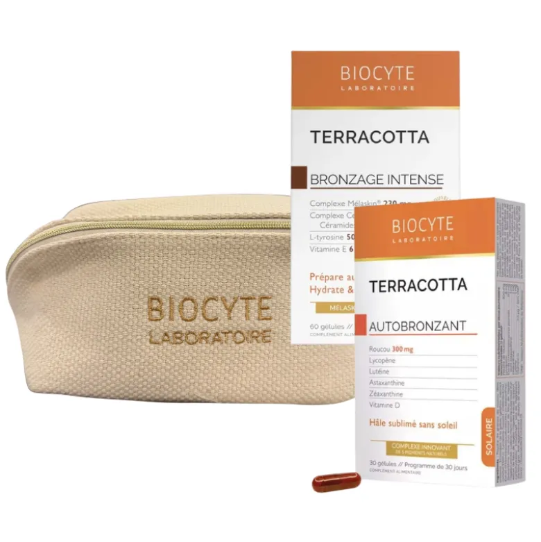Biocyte Terracotta Bronzage Intense x60 + Autobronzant x30 Cops + Oferta Bolsa Praia