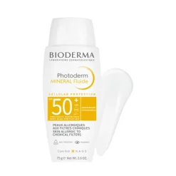 Bioderma Photoderm Mineral Fluido Bebés +6M e Grávidas FPS50+ 75g