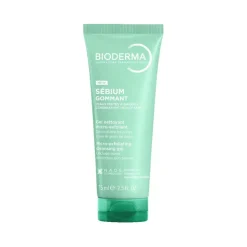 Bioderma Sébium Gommant Gel Esfoliante 75ml | Pele Oleosa e Acneica | Suaviza a Textura