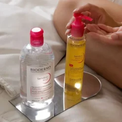 Bioderma Sensibio Óleo de Limpeza Micelar 300ml | Remove 98% Maquilhagem à Prova de Água