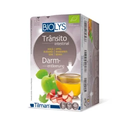 Biolys Trânsito Intestinal 24 Saquetas | Chá Maçã Ruibarbo Sene