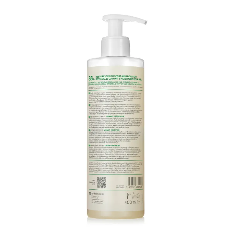 Biretix Isorepair Gel Limpeza Cremoso 400ml | Para Pele Oleosa Desidratada