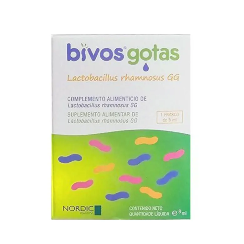 Bivos Gotas 8ml | Probiótico Infantil para Gastroenterite e Antibióticos
