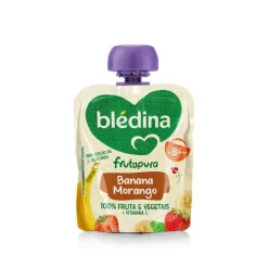 Blédina Frutapura Banana Morango +8M 85g