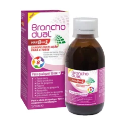 Bronchodual Max 8em1 Xarope 120ml | Alívio de Tosse com Constipação | +1 Ano