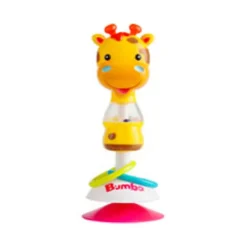 Bumbo Roca com Ventosa Hildi o Hipopotamo 3m+ | Estimulação Sensorial | Livre de BPA