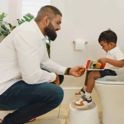 Bumbo StepN'Potty Bacio 3 em 1 Taupe +18m | Bacio, Redutor e Step | Desfralde Completo