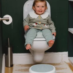 Bumbo StepN'Potty Bacio 3 em 1 Taupe +18m | Bacio, Redutor e Step | Desfralde Completo