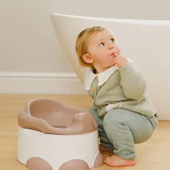Bumbo StepN'Potty Bacio 3 em 1 Taupe +18m | Bacio, Redutor e Step | Desfralde Completo