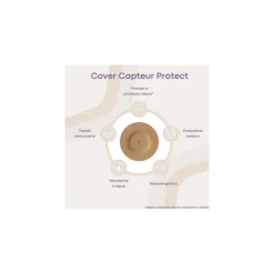 Capteur Protect Cover Dexcom G7 Vermelho Pack 6 | Adesivo Sensor para Dexcom G7, Dexcom One+ e Flex
