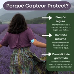 Capteur Protect Underpatch Dexcom G6 Bege Pack 6 | Adesivo Barreira Pele