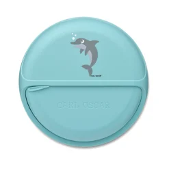 Carl Oscar N'ice Kids Bento Disco Lancheira Dolphin Blue