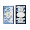 Castelbel Conjunto Sabonetes Portus Cale Gold & Blue 3x150g | Presente Luxo Artesanal