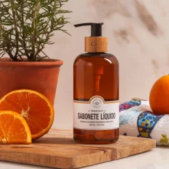 Castelbel Sardinha Sabonete Líquido Laranja e Alecrim 300ml | Ajuda a neutralizar os odores persistentes das mãos