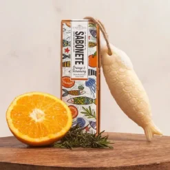 Castelbel Sardinha Sabonete Soap-On-a-Rope Laranja e Alecrim 80g