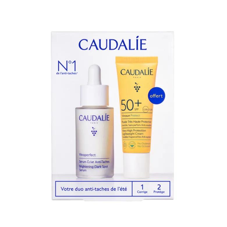 Caudalie Kit Vinoperfect Sérum + Vinosun Protect Fluide