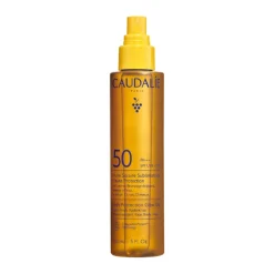 Caudalie Vinosun Óleo Solar Sublimador SPF50 150ml | Proteção Muito Alta com Efeito Glow