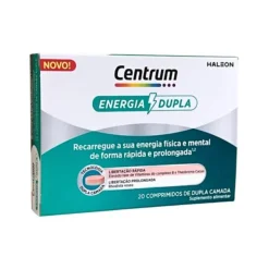 Centrum Energia Dupla 20 Comprimidos | Energia Rápida e Prolongada | Anti-Cansaço