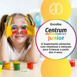 Centrum Junior 30 Comprimidos Mastigáveis | Vitaminas e Minerais Crianças +4 Anos