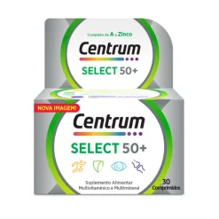 Centrum Select 50+ 30 Comprimidos | Suplemento para Vitalidade e Saúde a partir dos 50