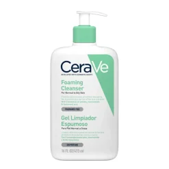 CeraVe Gel Espuma de Limpeza 473ml 20% Desconto | Pele Normal a Oleosa