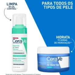 CeraVe HA Water Gel Hidratante 48ml | Hidratação 72h + Ácido Hialurónico