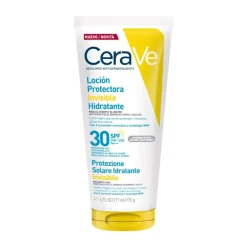 Cerave Loção Protetora Invisível Hidratante SPF30 177ml | Protetor Solar Rosto e Corpo