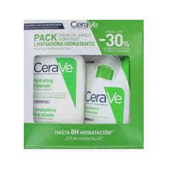 Cerave Pack Creme Hidratante Limpeza 473ml + Refil 473ml | Pele Normal a Seca