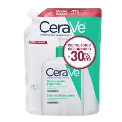 CeraVe Recarga Gel Espuma de Limpeza 473ml -30% | Controlo Oleosidade | Pele Normal a Oleosa | Sem Perfume