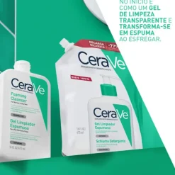 CeraVe Recarga Gel Espuma de Limpeza 473ml -30% | Controlo Oleosidade | Pele Normal a Oleosa | Sem Perfume