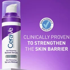 CeraVe Skin Renewing Sérum Retinol 30ml | Anti-Rugas e Renovação da Pele | Com Ceramidas