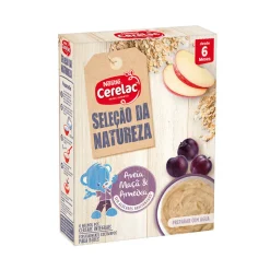 Cerelac Papa Láctea Aveia, Maçã e Ameixa +6M 240g
