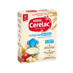 Cerelac 1ªPapa Multifrutos Sem Glúten +4M 250g