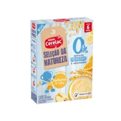 Cerelac Seleção da Natureza Papa Não Láctea Multicereais e Frutas 180g +6M