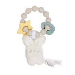 Chicco Anel de Dentição Coelhinho Doudou +0m | Roca Multissensorial