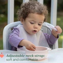Chicco Babete em Silicone Rosa 6M+