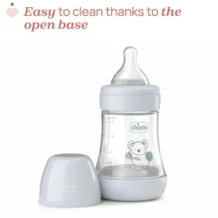Chicco Biberão Perfect 5 150ml Azul | Fluxo Lento +0M Anticólicas