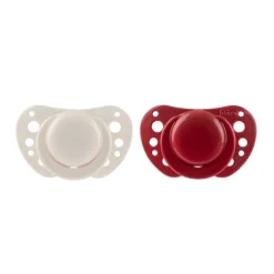 Chicco Chupetas Physio Air Silicone Branca/Vermelha 6-16M