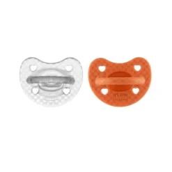 Chicco Chupetas PhysioForma Luxe Silicone Transparente/Laranja 16-36M