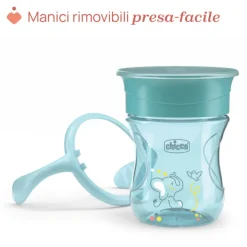 Chicco Copo Refeição 360 Azul 12M+ 200ml
