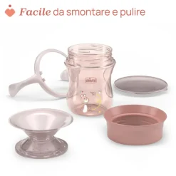 Chicco Copo Refeição 360 Rosa 12M+ 200ml