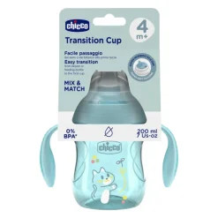 Chicco Copo Transição Azul 200ml 4M+