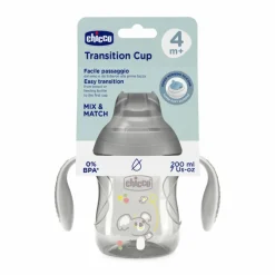 Chicco Copo Transição Cinza 200ml 4M+
