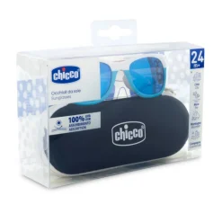 Chicco Óculos de Sol Lentes Espelhadas Azuis +24M | Inclui estojo