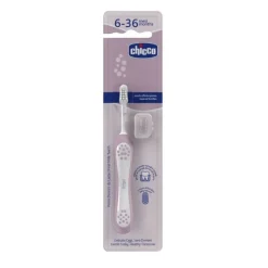 Chicco Escova Primeiros Dentes Lilás 6-36M