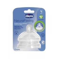 Chicco NaturalFeeling Tetinas Fluxo Regular 4M+