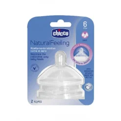 Chicco NaturalFeeling Tetinas Fluxo Rápido 6M+