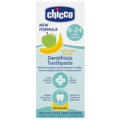 Chicco Pasta de Dentes Maçã-Banana 6-24M