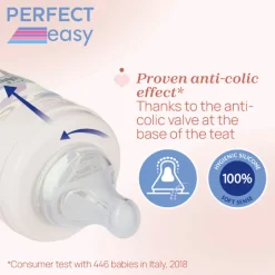 Chicco Perfect Easy Biberão Amarelo 330ml 4M+