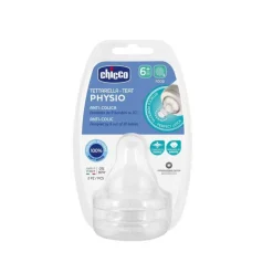Chicco Physio Tetinas Silicone Fluxo Papa 6M+